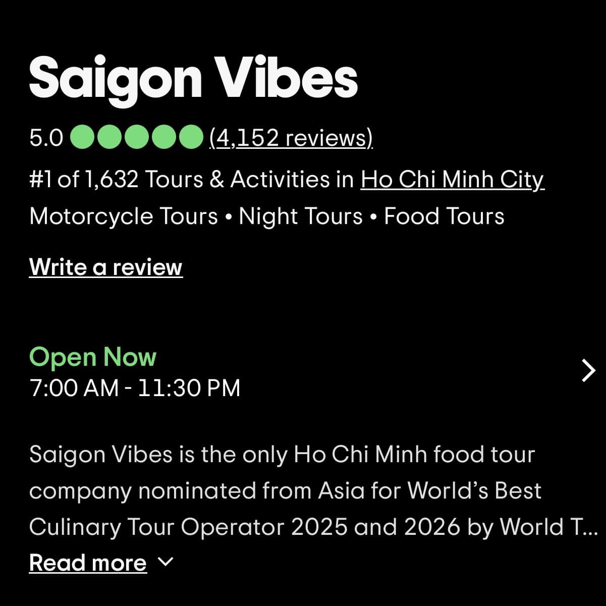 no 1 in tripadvisor